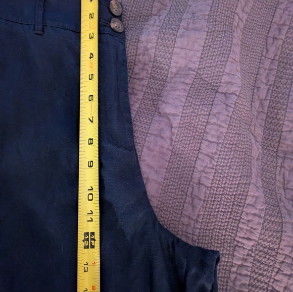 Boden Navy Blue Wide-Leg Pants 14 - Picture 9 of 11